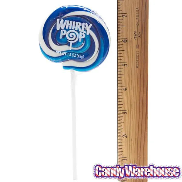 Whirly Pop 1.5-Ounce Swirl Suckers - Royal Blue: 24-Piece Display