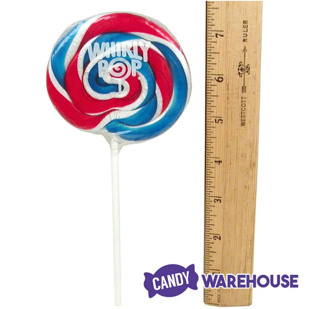 Whirly Pop 1.5-Ounce Swirl Suckers - USA: 24-Piece Display