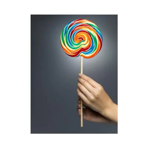 Whirly Pop 10-Ounce Swirl Suckers - Rainbow: 18-Piece Case