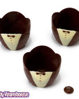 White and Dark Chocolate Tuxedo Cups: 6-Piece Box