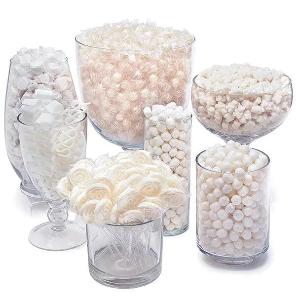 White Candy Bar Table Assortment