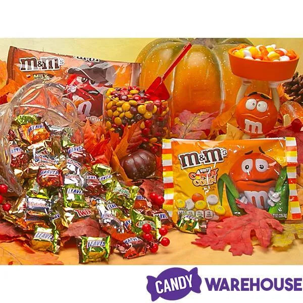 White Chocolate Candy Corn M&M's Halloween Candy: 8-Ounce Bag