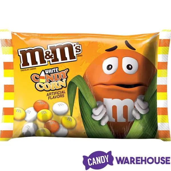 White Chocolate Candy Corn M&M's Halloween Candy: 8-Ounce Bag