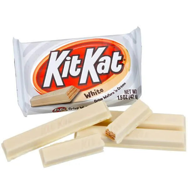 White Chocolate Kit Kat Candy Bars: 24-Piece Box