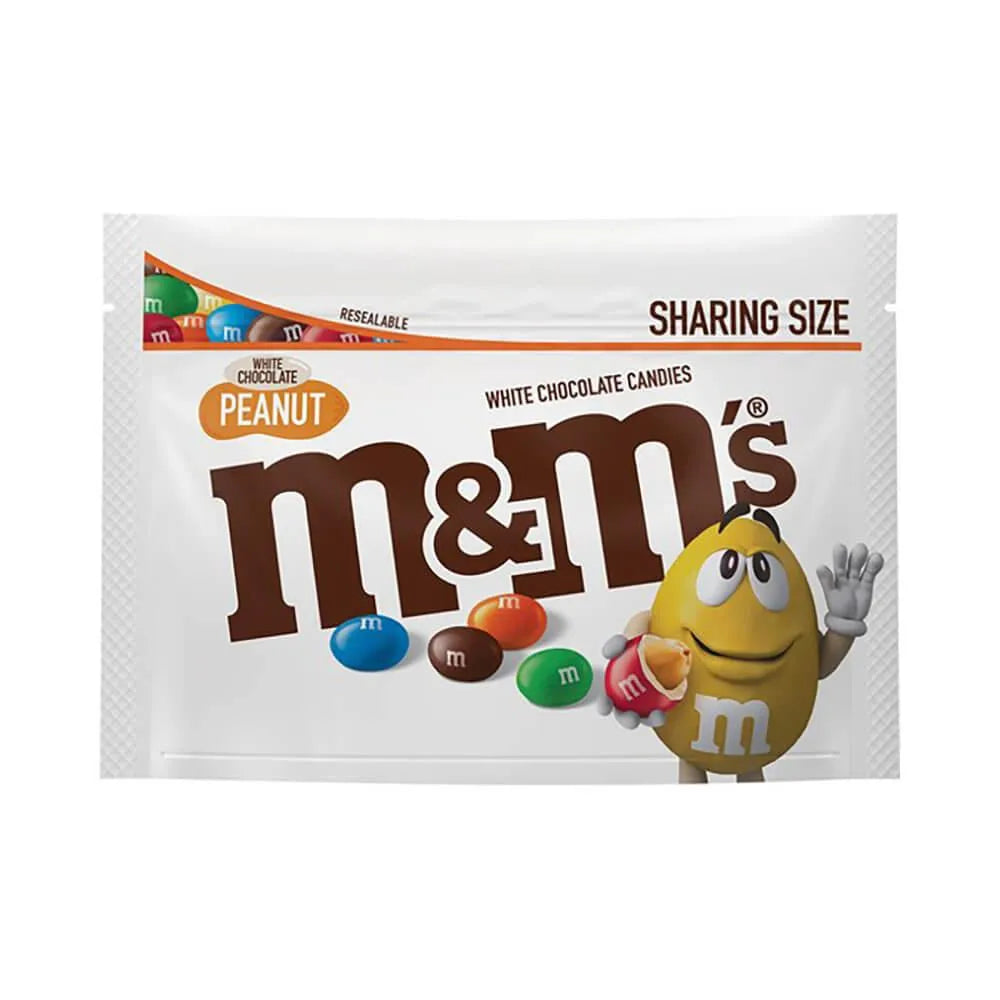 White Chocolate Peanut M&Ms: 9.6-Ounce Bag