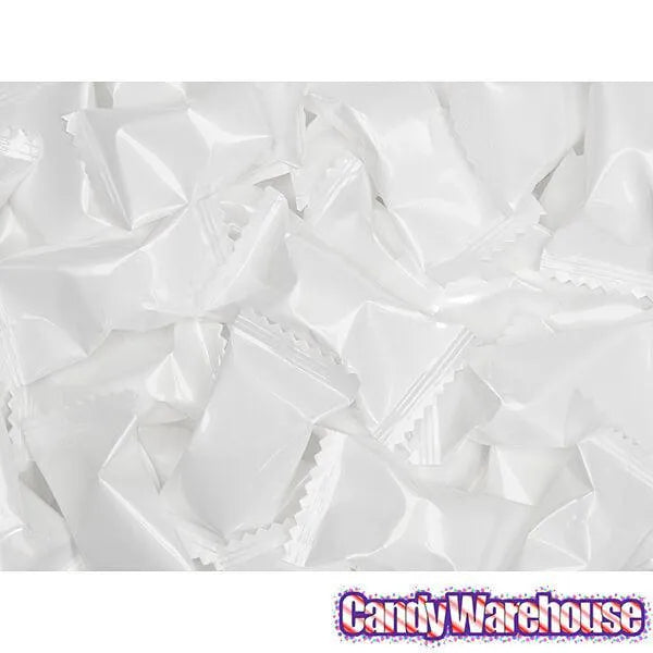 White Wrapped Butter Mint Creams: 300-Piece Case