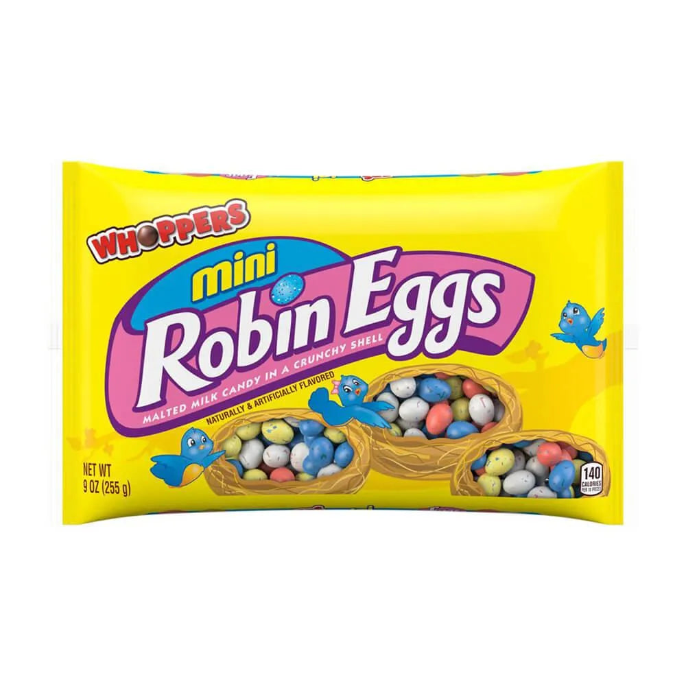 Whoppers Mini Robin Eggs Candy: 9-Ounce Bag