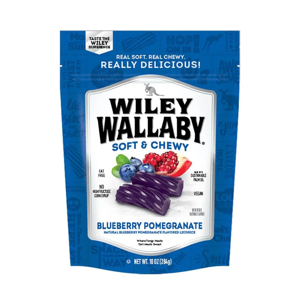 Wiley Wallaby Blueberry Pomegranate Licorice Bites : 10-Ounce Bag