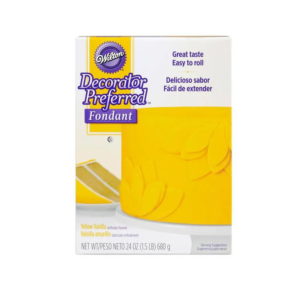 Wilton Decorator Preferred Fondant - Yellow: 24-Ounce Package