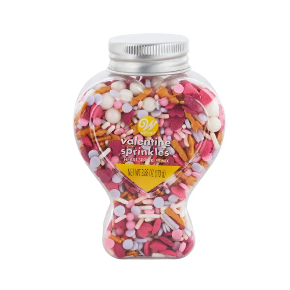 Wilton Hearts Mix Sprinkles: 4-Ounce Bottle