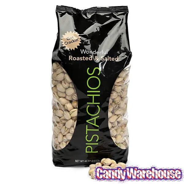 Wonderful Roasted and Salted Pistachios: 2.5LB Bag