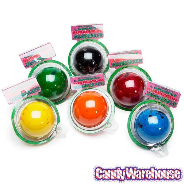 World's Largest Bubble Gum Jawbreakers: 12-Piece Display