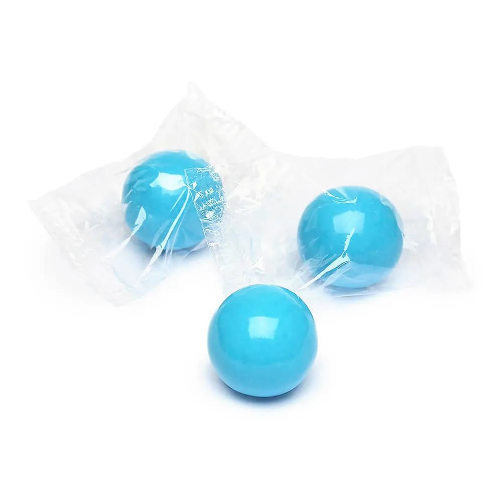 Wrapped 1-Inch Gumballs - Caribbean Blue: 200-Piece Bag