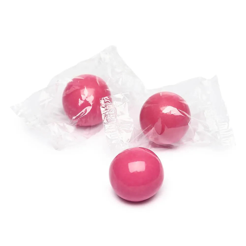 Wrapped 1-Inch Gumballs - Hot Pink: 200-Piece Bag