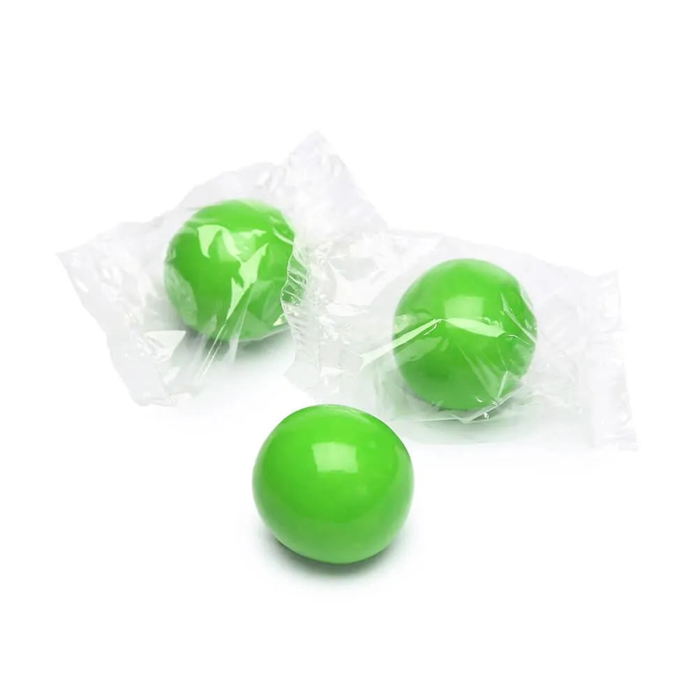 Wrapped 1-Inch Gumballs - Kiwi Green: 200-Piece Bag