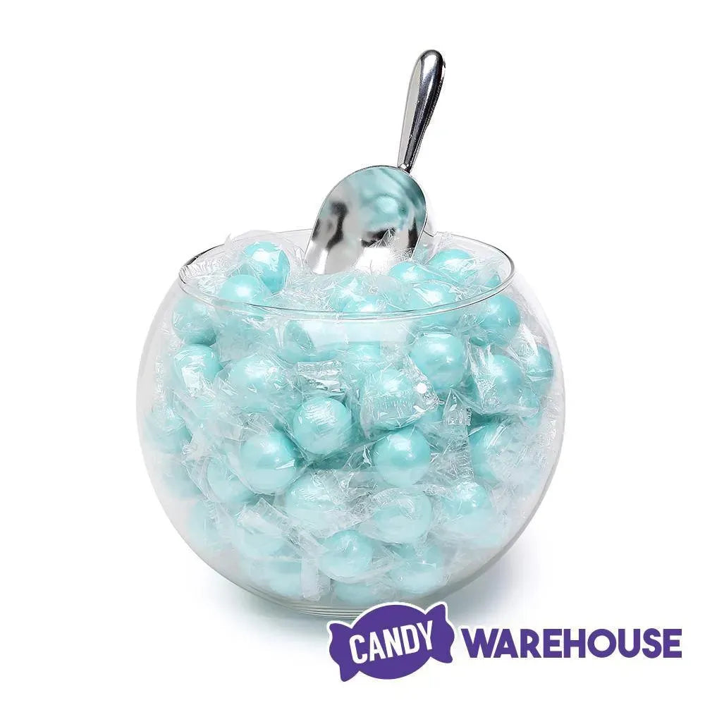 Wrapped 3/4-Inch Gumballs - Shimmer Powder Blue: 100-Piece Bag