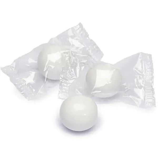 Wrapped 3/4-Inch Gumballs - Shimmer White: 100-Piece Bag