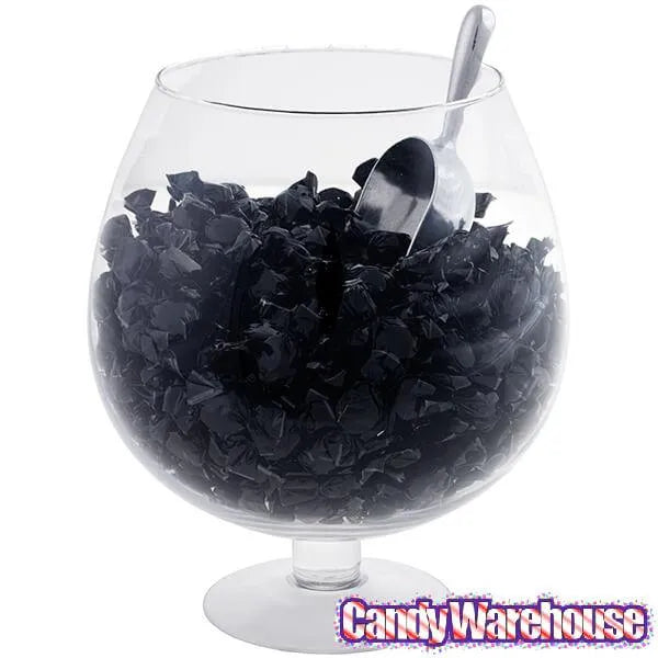 Wrapped Hard Candy Ovals - Black - Peppermint: 5LB Bag