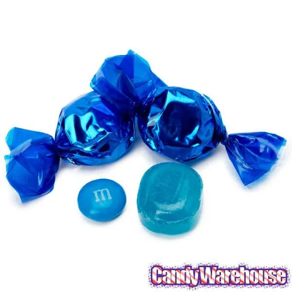 Wrapped Hard Candy Ovals - Blue - Peppermint: 5LB Bag