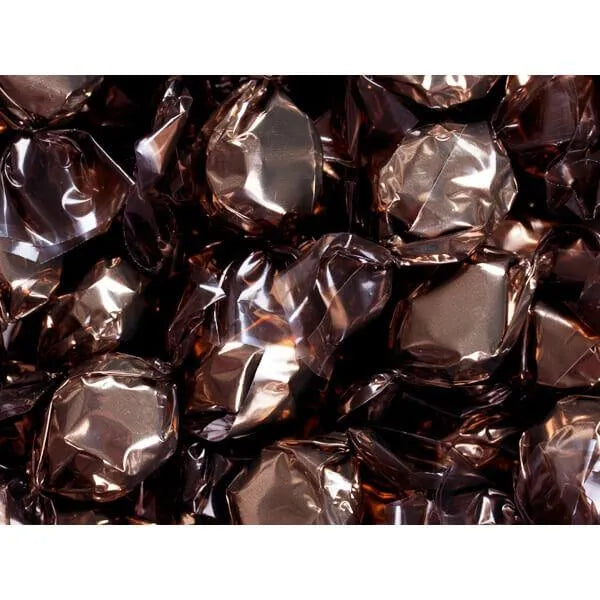 Wrapped Hard Candy Ovals - Brown - Coffee: 5LB Bag