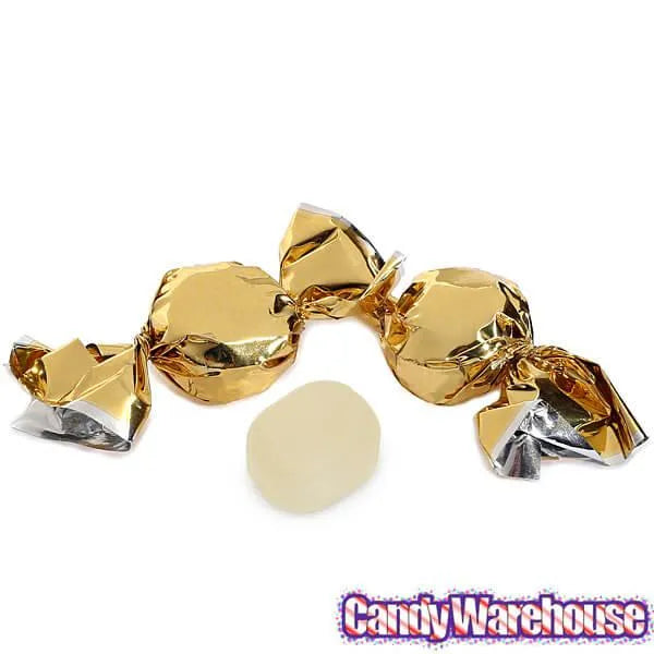 Wrapped Hard Candy Ovals - Gold - Peppermint: 5LB Bag