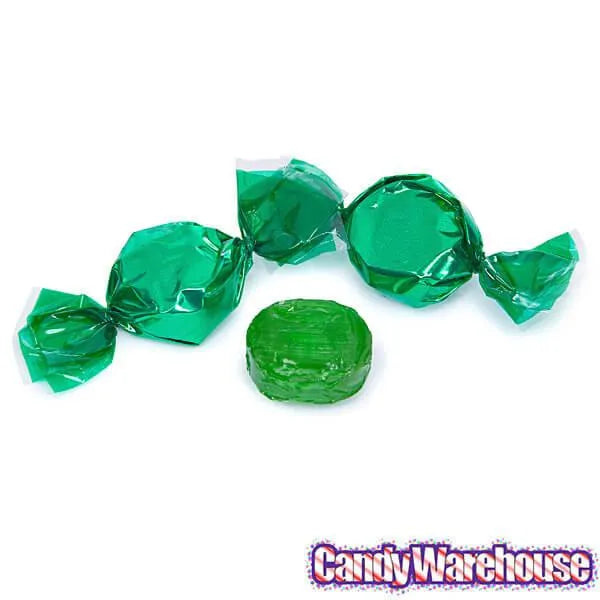 Wrapped Hard Candy Ovals - Green - Lime: 5LB Bag