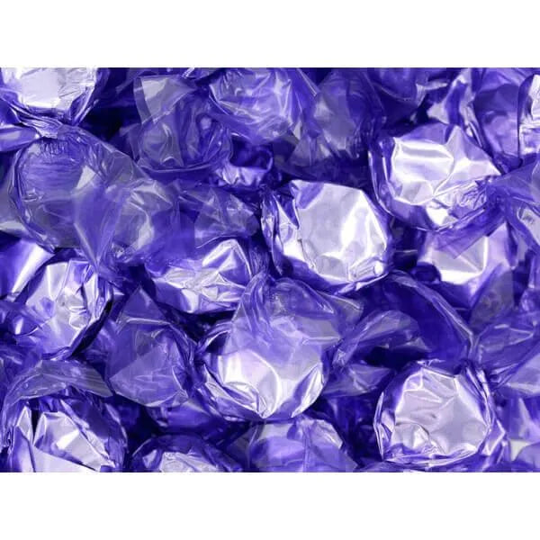 Wrapped Hard Candy Ovals - Lavender Purple - Grape: 5LB Bag