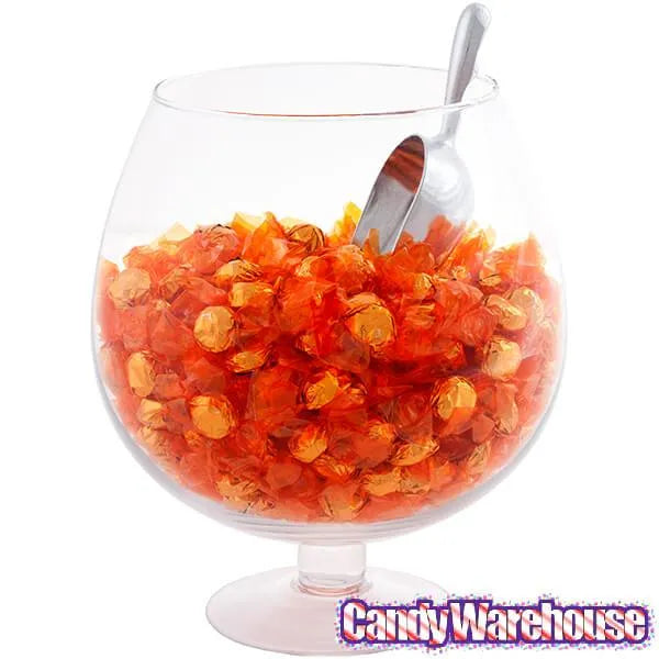 Wrapped Hard Candy Ovals - Orange: 5LB Bag