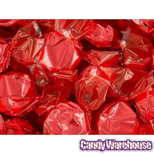 Wrapped Hard Candy Ovals - Red - Cherry: 5LB Bag