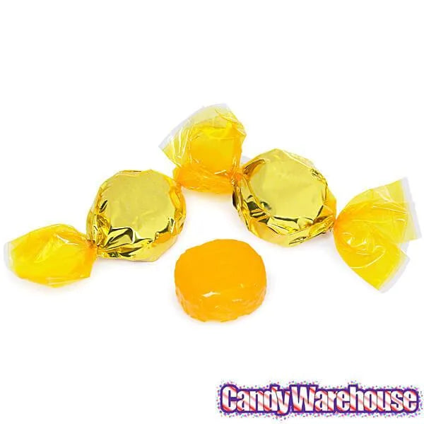 Wrapped Hard Candy Ovals - Yellow - Lemon: 5LB Bag