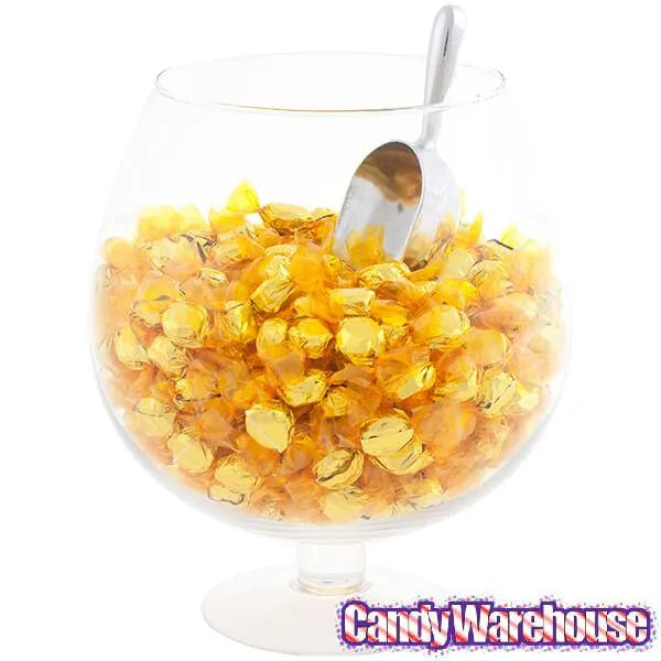 Wrapped Hard Candy Ovals - Yellow - Lemon: 5LB Bag