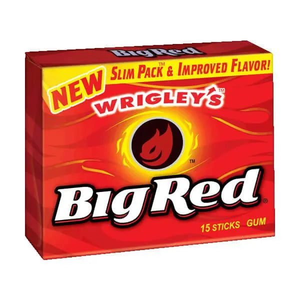 Wrigley's Big Red Gum 15CT Packs: 10-Piece Box