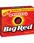 Wrigley's Big Red Gum 15CT Packs: 10-Piece Box