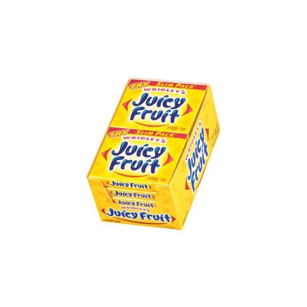 Wrigley's Juicy Fruit Gum 15 Slim Pack / Sticks: 10-Piece Box