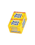 Wrigley's Juicy Fruit Gum 15 Slim Pack / Sticks: 10-Piece Box