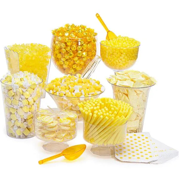 Yellow Candy Buffet Kit: 25 to 50 Guests