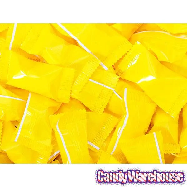 Yellow Wrapped Butter Mint Creams: 300-Piece Case