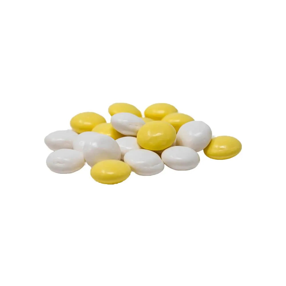 Yogurt Coated Coconut Gems- Pastel Yellow And White: 2LB Bag