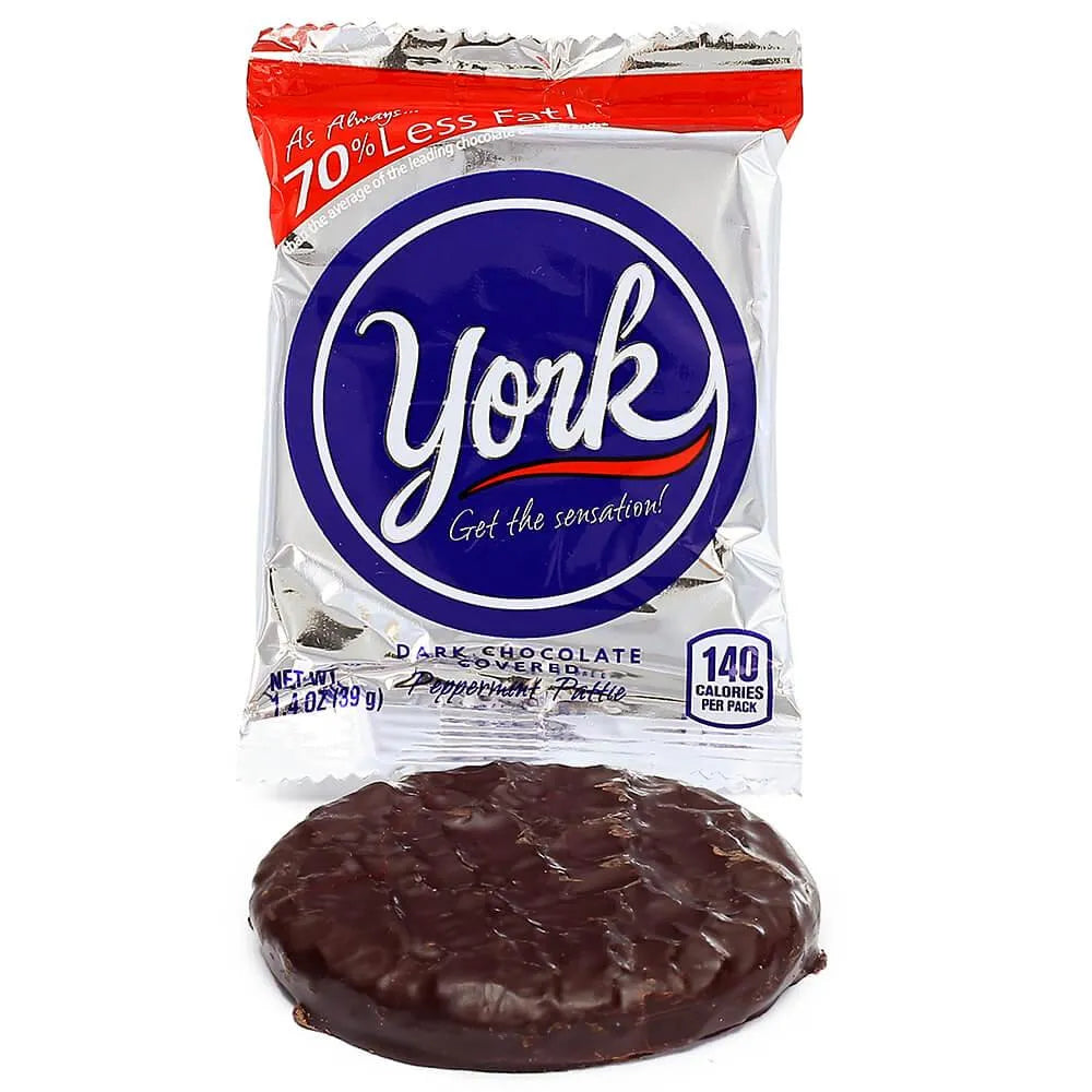 York Peppermint Patties Candy Packs: 36-Piece Box