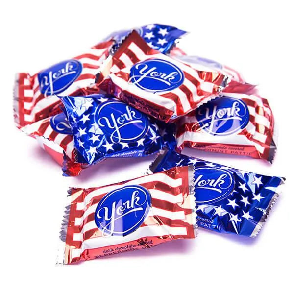 York Peppermint Patties Miniatures - USA Flag: 12-Ounce Bag