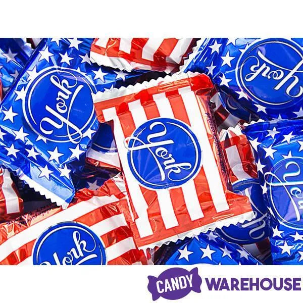 York Peppermint Patties Miniatures - USA Flag: 12-Ounce Bag