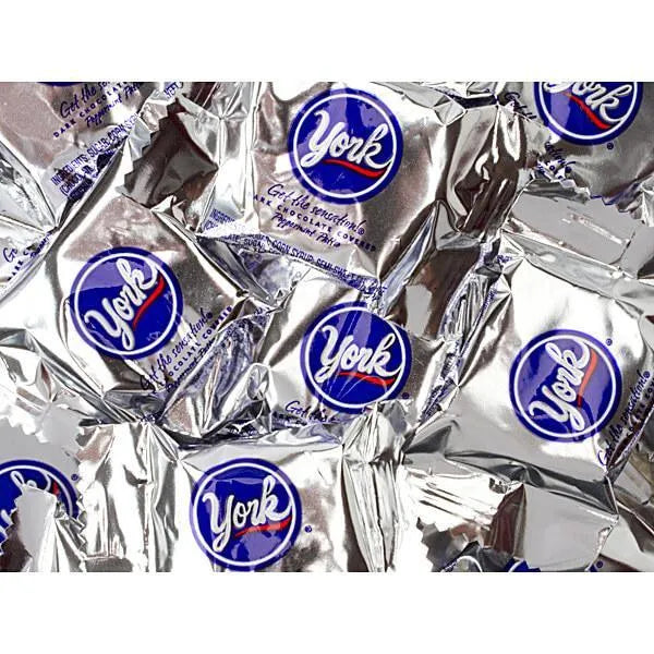 York Peppermint Patties Snack Size Packs: 25LB Case