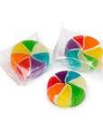 YumJunkie Rainbow Vortex Wheels Hard Candy: 5LB Bag