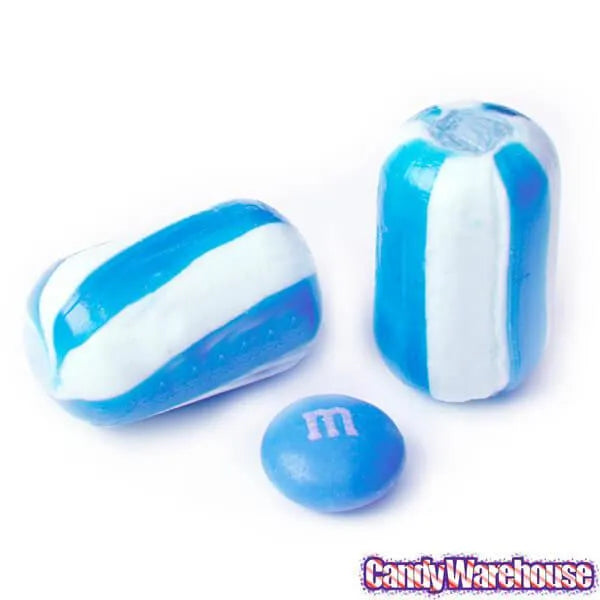 YumJunkie Sassy Cylinders Blueberry Blue Striped Hard Candy: 5LB Bag