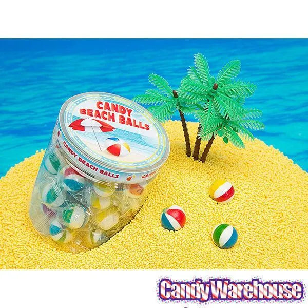 YumJunkie Sassy Spheres Jumbo Beach Balls Hard Candy: 5LB Bag