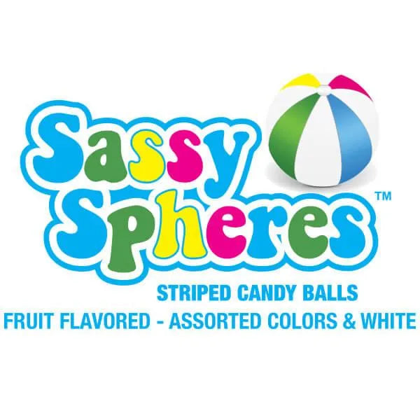 YumJunkie Sassy Spheres Jumbo Beach Balls Hard Candy: 5LB Bag