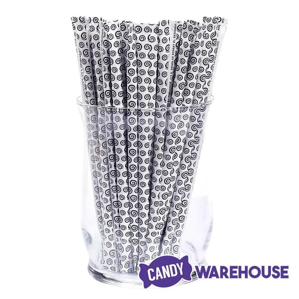 YumJunkie Sassy Straws Candy Powder Filled Mini Straws - Black Cherry: 50-Piece Bag