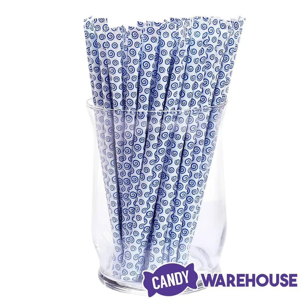 YumJunkie Sassy Straws Candy Powder Filled Mini Straws - Blueberry: 50-Piece Bag