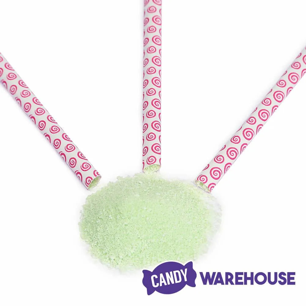 YumJunkie Sassy Straws Candy Powder Filled Mini Straws - Watermelon: 50-Piece Bag