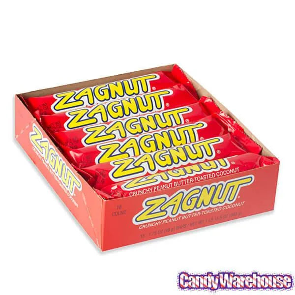 Zagnut Candy Bars: 18-Piece Box